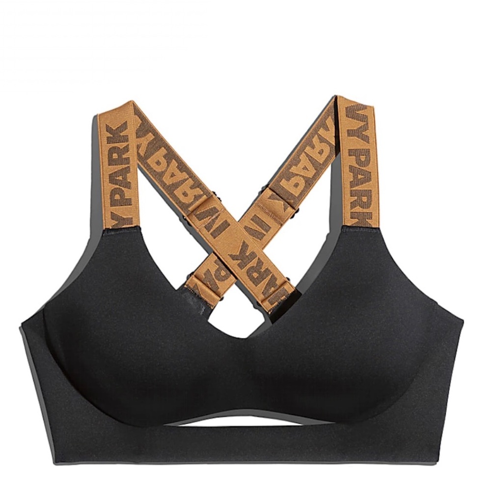 Ivy Park by Adidas Black & Gold Sports Bra 4x